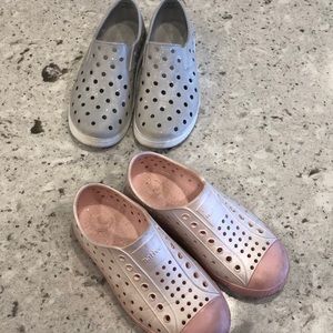 Natives gray pink Cat & Jack size 12